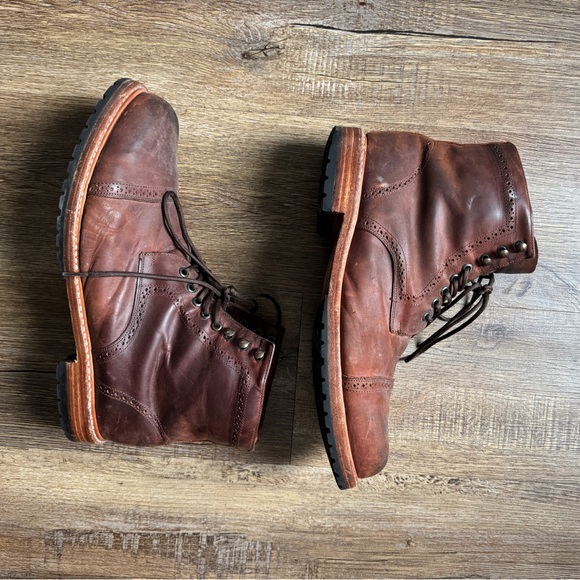 Wilcox Men’s Size 14 Oxford Style Lace Up Boots in Brown - Picture 5 of 9